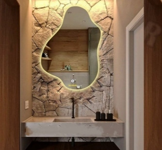 آیینه بک لایت لمسی دفرمه