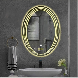 آیینه بک لایت بیضی