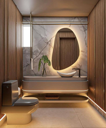 آیینه بک لایت دفرمه