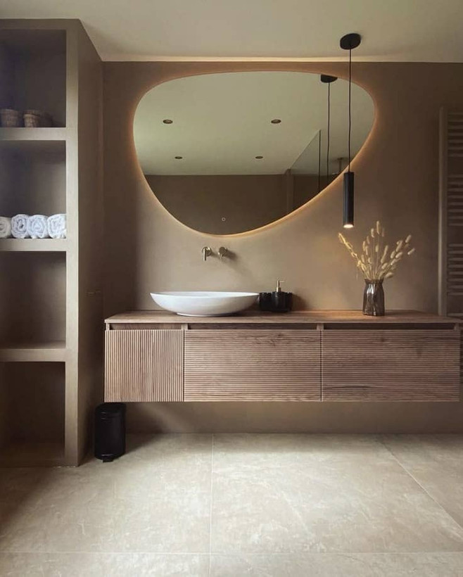 آیینه بک لایت دفرمه