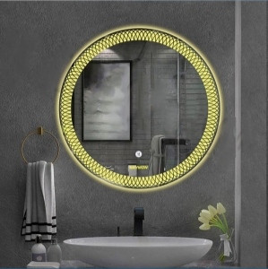 آیینه بک لایت گرد