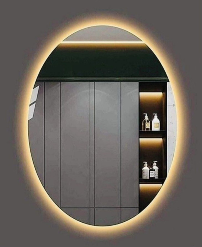 آیینه بک لایت بیضی