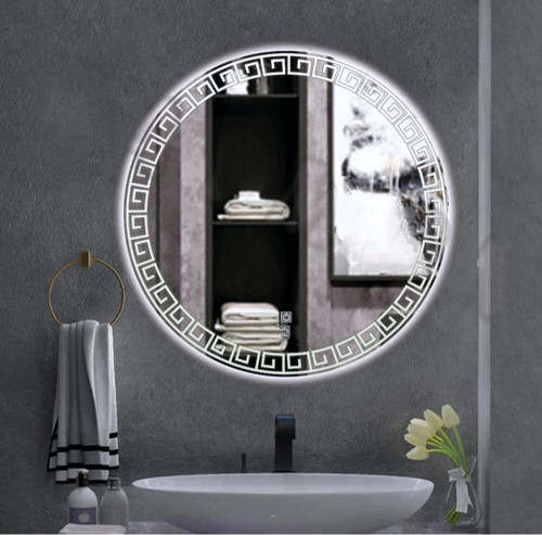 آیینه گرد طرح دار