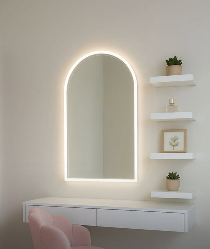 آیینه مستطیل گنبدی شکل